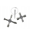 Uniwersalny klucz do szafek technicznych 10w1