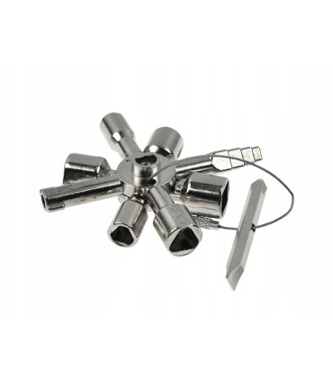 Uniwersalny klucz do szafek technicznych 10w1