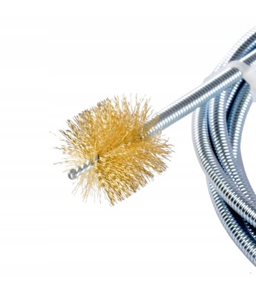 Przetykacz - sprężyna do rur 6mm x 3m (końc.szczotka)