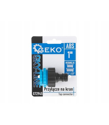 Przyłącze na kran 1" z redukcjami 3/4" i 1/2" SKY-LINE – kartonik wystawowy