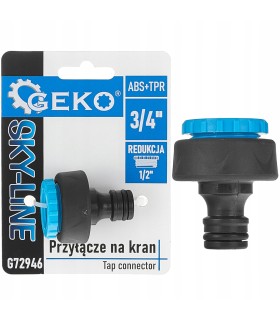 Przyłącze na kran 3/4" z redukcją 1/2" SKY-LINE 