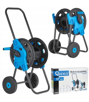 Wózek na wąż ogrodowy 1/2" 45m SKY-LINE 