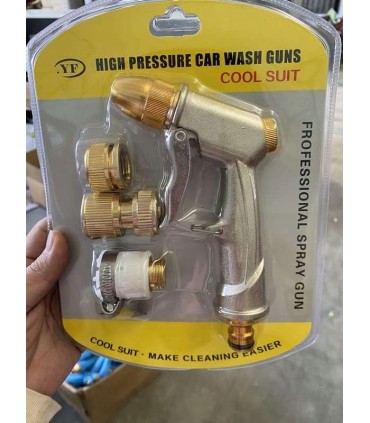 Pistolet ogrodowy mosiężny 2-funkc. regulowany