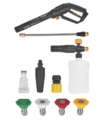 Myjka ciśnieniowa z dodatk. wyposażeniem JG 130/195 BAR 2500W