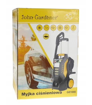 Myjka ciśnieniowa z dodatk. wyposażeniem JG 130/195 BAR 2500W