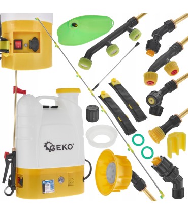 Opryskiwacz akumulatorowy 16L z dodatk. wyposażeniem