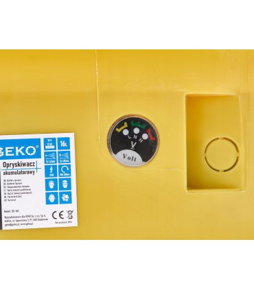 Opryskiwacz akumulatorowy 16L z dodatk. wyposażeniem