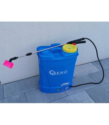 Opryskiwacz akumulatorowy plecakowy 16L Lekki Blue 12Ah