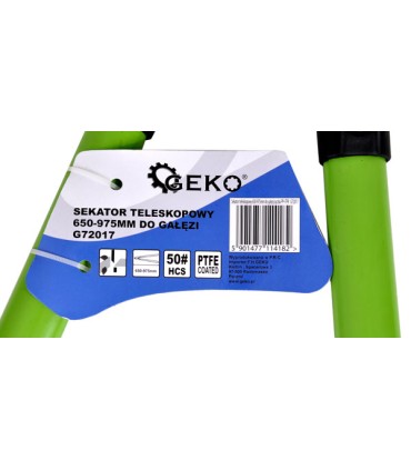 Sekator teleskopowy 650-975mm do gałęzi,rączka PP+TPR