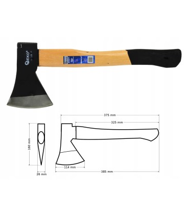 Siekiera PROFI 800Gx14" (drewniany trzonek)