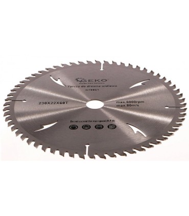 Tarcza do drewna 230x22x60T(otwory)