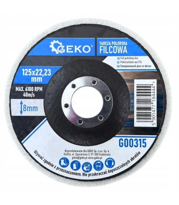 Tarcza polerska filcowa 125mm