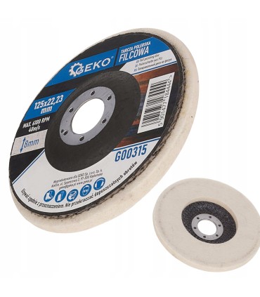Tarcza polerska filcowa 125mm