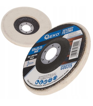 Tarcza polerska filcowa 125mm