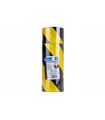 Taśma ostrzegawcza żółto-czarna 100m x 70mm