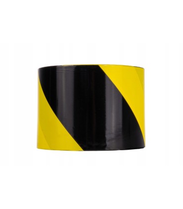 Taśma ostrzegawcza żółto-czarna 100m x 70mm