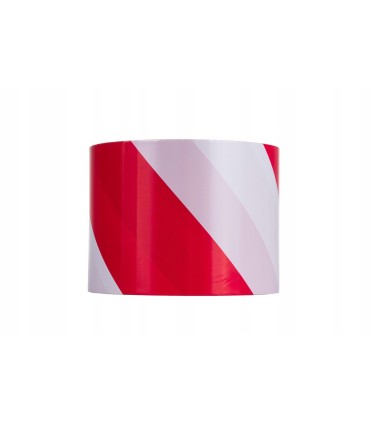 Taśma ostrzegawcza biało-czerwona 100m x 75mm