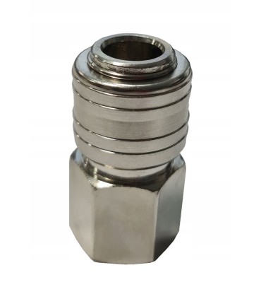 Szybkozłączka pneumatyczna typ żeński 1/4" gwint wewnętrzny (blister)