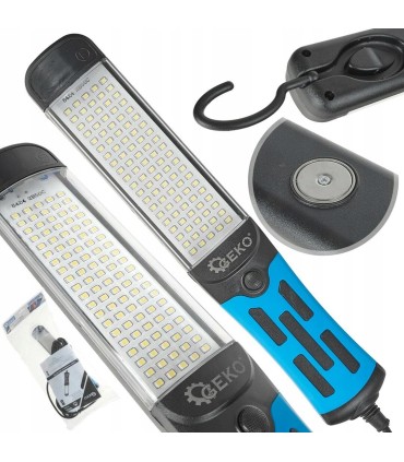 Lampa warsztatowa LED 230V 15W z magnesem, hakiem i kablem 5m