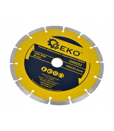 Tarcza diam.180mm segment.GEKO PROFI