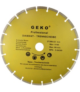 Tarcza diam.300x8x32mm segment GEKO PROFI