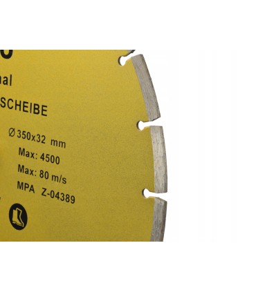 Tarcza diam.350x8x32mm segment.GEKO PROFI
