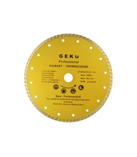 Tarcza diam.230mm turbo GEKO PROFI