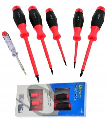 Wkrętaki izolowane(elektr)6el.GEKO