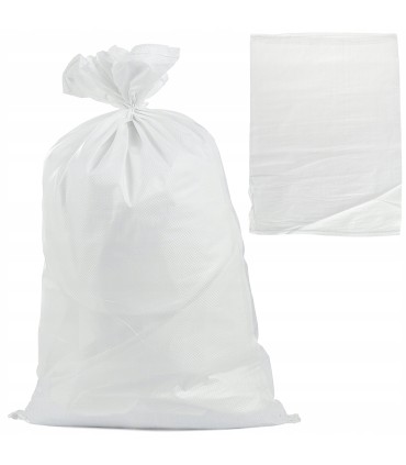 Worek polipropylenowy 50x80cm 30kg /Biały