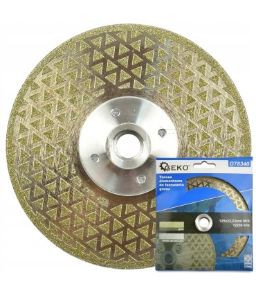 Tarcza diamentowa do fazowania gresu 125x22,23mm M14