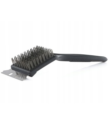 Szczotka druciana ze skrobakiem 2w1 – do czyszczenia grilla