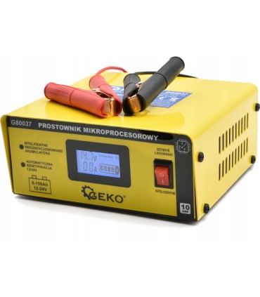 Prostownik mikroprocesorowy LCD 12/24V