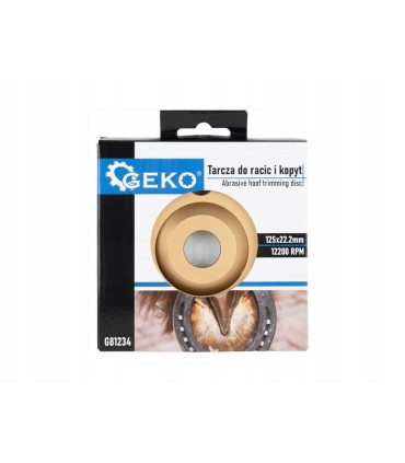 Tarcza do korekcji racic i kopyt 125mm – średnioziarnista