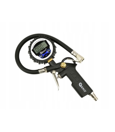 Pistolet do pompowania kół z manometrem cyfrowym