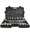 Zestaw kluczy nasad.21el.3/4" 12-kąt.19-50mm czarna walizka