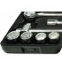 Zestaw kluczy nasad.21el.3/4" 12-kąt.19-50mm czarna walizka