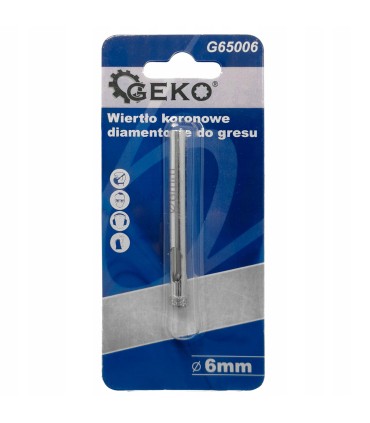 Wiertło koronowe diamentowe do gresu 6mm PROFI