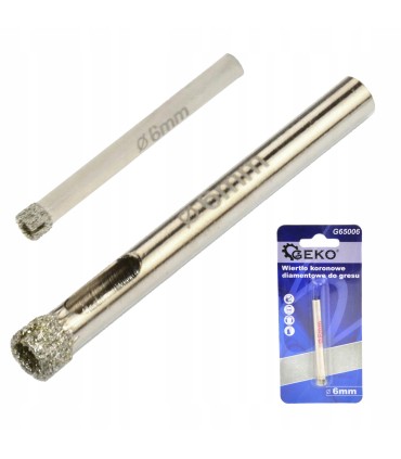 Wiertło koronowe diamentowe do gresu 6mm PROFI