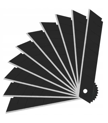 Ostrza do nożyków 100x18x0.5mm SK5 czarne 10szt.