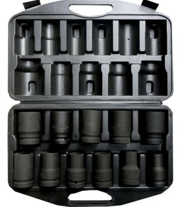 Kpl. nasadek udarowych 1" do klucza przekł 11el/17-41mm
