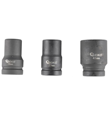 Kpl. nasadek udarowych 1" do klucza przekł 11el/17-41mm
