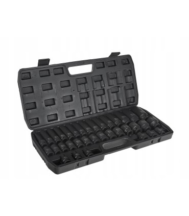 Zestaw nasadek udarowych dł. i kr. 1/2" 8-32mm 35szt