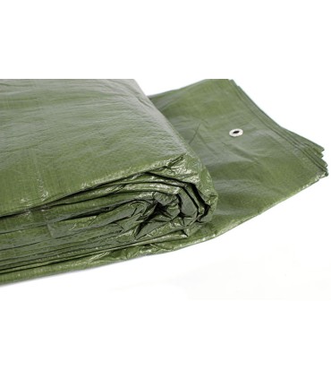 Plandeka 5x6m gruba/zielona
