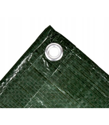 Plandeka 8x12m gruba/zielona