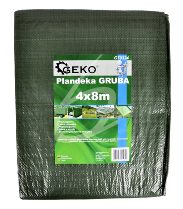 Plandeka 12x15m gruba/zielona