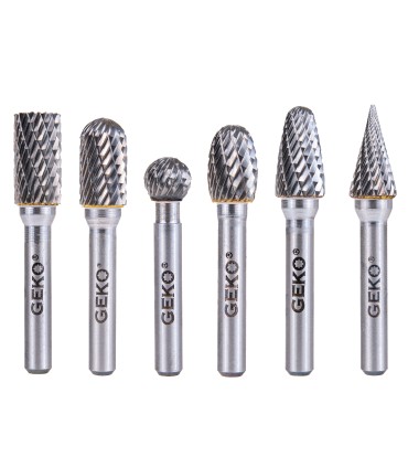 Zestaw frezów trzpieniowych do metalu 6mm 6el.