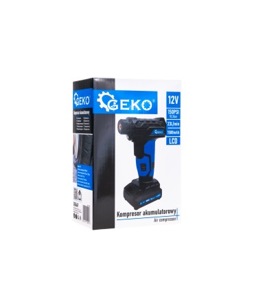Pompka - kompresor akumulatorowy 12V LCD