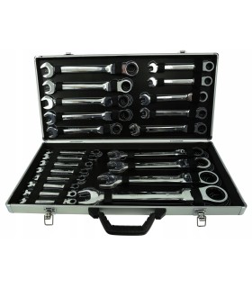 Kpl.kluczy łamanych z grzechotką 22el. 6-32mm