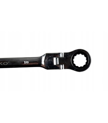 Kpl.kluczy łamanych z grzechotką 22el. 6-32mm