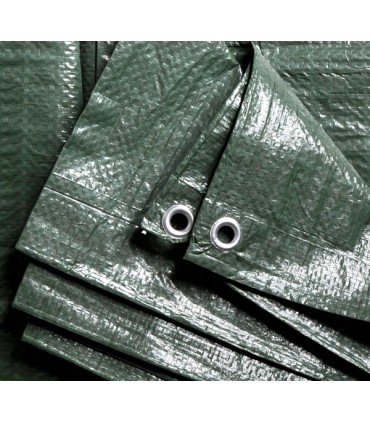 Plandeka 15x20m gruba/zielona